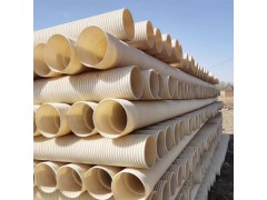 DN315PVC雙壁波紋管下水道排污管 打孔波紋管穿線滲透管